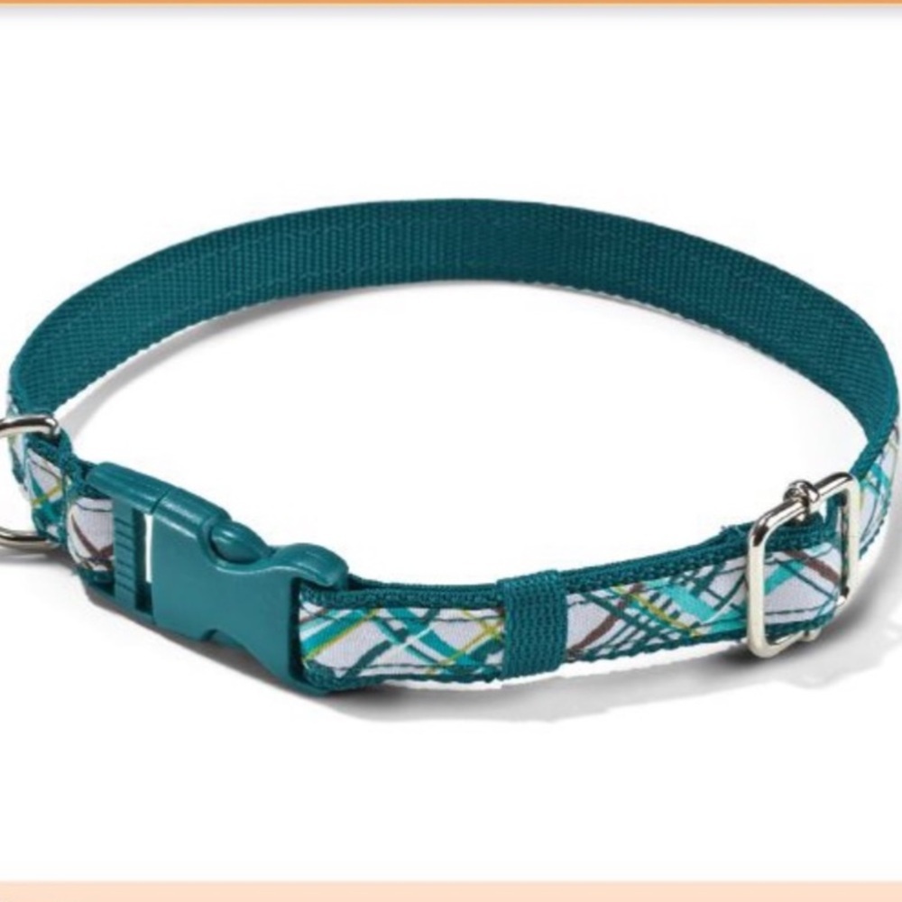 Thirty one sea plaid pet collar small dog gift pet supplies fashion New